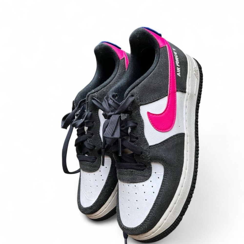 Nike Air Force 1 - Black, White, Hot Pink